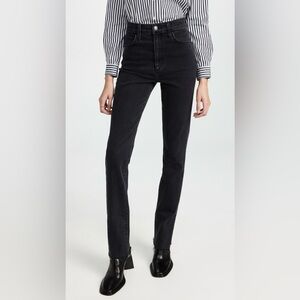 Favorite Daughter Valentina Super High Rise Tower Jeans with Slit Hem Size 25